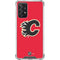 NHL Calgary Flames Solid Background Galaxy A72 5G Clear Case