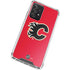NHL Calgary Flames Solid Background Galaxy A72 5G Clear Case