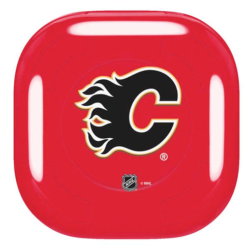 NHL Calgary Flames Solid Background Galaxy Buds Pro Skin