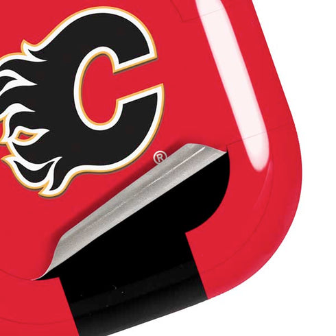 NHL Calgary Flames Solid Background Galaxy Buds Pro Skin
