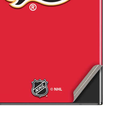 NHL Calgary Flames Solid Background Galaxy Note20 Ultra 5G Skin
