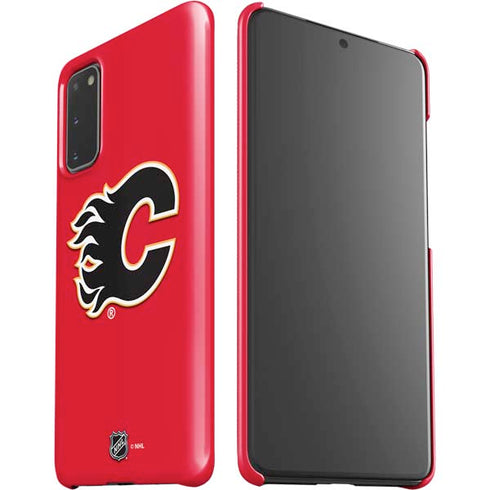 NHL Calgary Flames Solid Background Galaxy S20 Lite Case