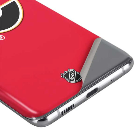 NHL Calgary Flames Solid Background Galaxy S20 Plus Skin