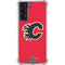 NHL Calgary Flames Solid Background Galaxy S22 Clear Case