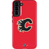 NHL Calgary Flames Solid Background Galaxy S22 Plus Pro Case