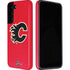 NHL Calgary Flames Solid Background Galaxy S22 Pro Case