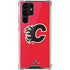 NHL Calgary Flames Solid Background Galaxy S22 Ultra Clear Case