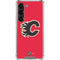 NHL Calgary Flames Solid Background Galaxy S23 Clear Case