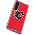 NHL Calgary Flames Solid Background Galaxy S23 Clear Case
