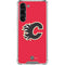 NHL Calgary Flames Solid Background Galaxy S23 Plus Clear Case