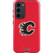 NHL Calgary Flames Solid Background Galaxy S23 Plus Pro Case