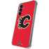 NHL Calgary Flames Solid Background Galaxy S24 Plus Clear Case