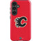 NHL Calgary Flames Solid Background Galaxy S24 Plus Impact Case