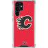 NHL Calgary Flames Solid Background Galaxy S24 Ultra Clear Case