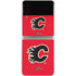 NHL Calgary Flames Solid Background Galaxy Z Flip3 5G Skin