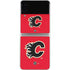 NHL Calgary Flames Solid Background Galaxy Z Flip4 5G Skin