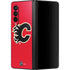 NHL Calgary Flames Solid Background Galaxy Z Fold3 5G Skin