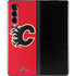 NHL Calgary Flames Solid Background Galaxy Z Fold3 5G Skin