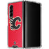 NHL Calgary Flames Solid Background Galaxy Z Fold4 5G Clear Case