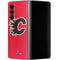 NHL Calgary Flames Solid Background Galaxy Z Fold4 5G Skin