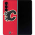 NHL Calgary Flames Solid Background Galaxy Z Fold4 5G Skin