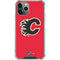 NHL Calgary Flames Solid Background iPhone 11 Pro Max Clear Case
