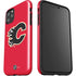 NHL Calgary Flames Solid Background iPhone 11 Pro Max Impact Case