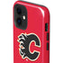 NHL Calgary Flames Solid Background iPhone 12 Impact Case