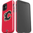 NHL Calgary Flames Solid Background iPhone 12 Impact Case