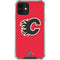 NHL Calgary Flames Solid Background iPhone 12 Mini Clear Case