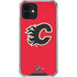NHL Calgary Flames Solid Background iPhone 12 Mini Clear Case