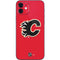 NHL Calgary Flames Solid Background iPhone 12 Mini Skin