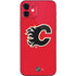 NHL Calgary Flames Solid Background iPhone 12 Mini Skin