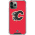 NHL Calgary Flames Solid Background iPhone 12 Pro Clear Case