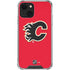 NHL Calgary Flames Solid Background iPhone 13 Mini Clear Case