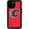 NHL Calgary Flames Solid Background iPhone 13 Mini Waterproof Case