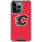 NHL Calgary Flames Solid Background iPhone 13 Pro Clear Case