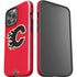 NHL Calgary Flames Solid Background iPhone 13 Pro Max Impact Case