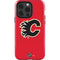 NHL Calgary Flames Solid Background iPhone 14 Pro Impact Case