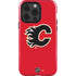 NHL Calgary Flames Solid Background iPhone 14 Pro Impact Case