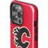 NHL Calgary Flames Solid Background iPhone 14 Pro Impact Case