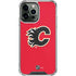 NHL Calgary Flames Solid Background iPhone 15 Pro Max Clear Case