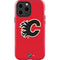 NHL Calgary Flames Solid Background iPhone 14 Pro Max Impact Case