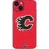 NHL Calgary Flames Solid Background iPhone 15 Skin