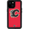 NHL Calgary Flames Solid Background iPhone 15 Waterproof Case