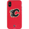NHL Calgary Flames Solid Background iPhone XS Pro Case