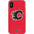 NHL Calgary Flames Solid Background iPhone XS Pro Case