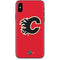 NHL Calgary Flames Solid Background iPhone XS Skin