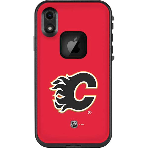 NHL Calgary Flames Solid Background LifeProof Fre iPhone Skin