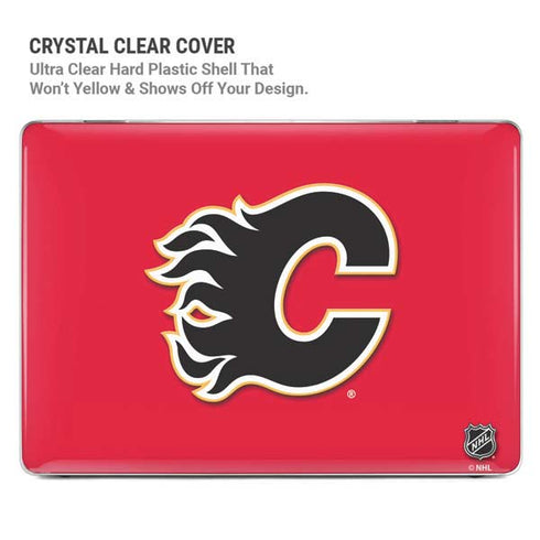 NHL Calgary Flames Solid Background MacBook Air 15in (2023-2025) Case plus Skin
